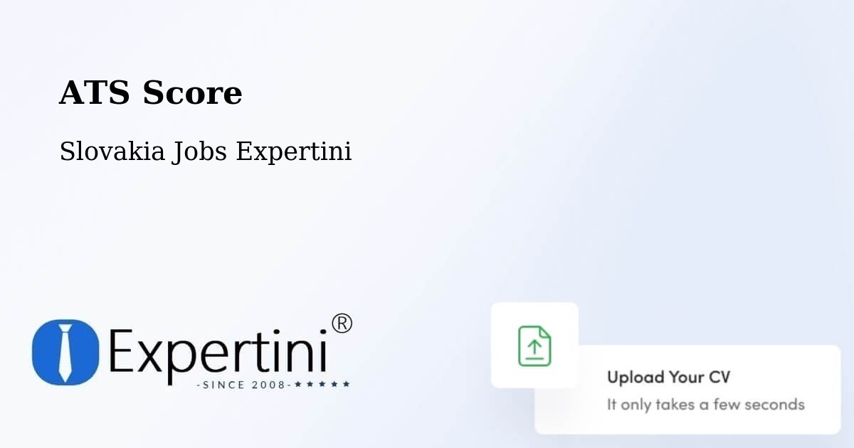 Resume ATS Score & Job Description Match Tool – Nižná - Slovakia Jobs Expertini