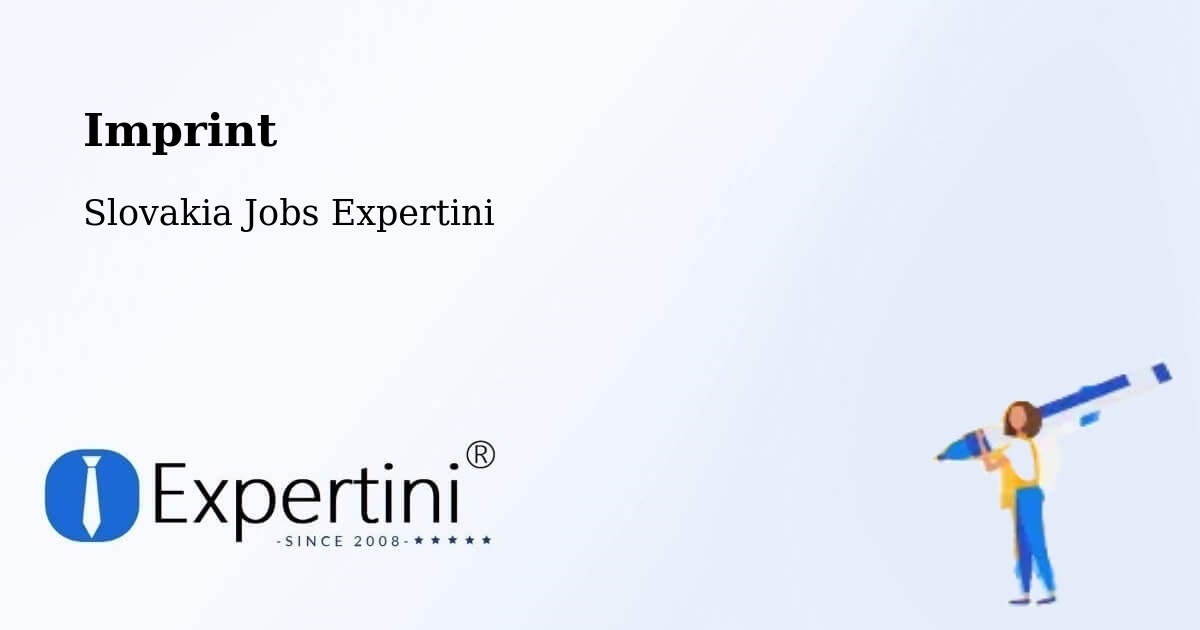 Imprint – Nižná - Slovakia Jobs Expertini