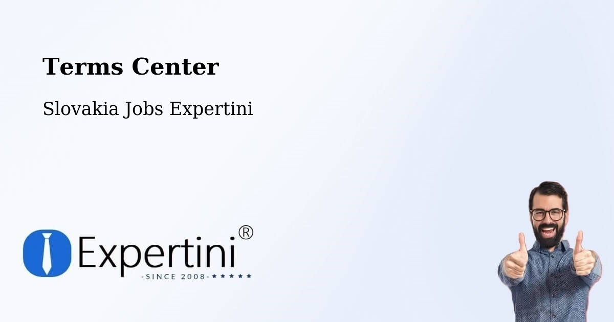 Terms of Service – Nižná - Slovakia Jobs Expertini